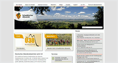 Desktop Screenshot of albverein.net